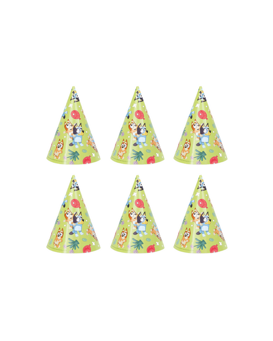 BLUEY PARTY HATS (8 PK)