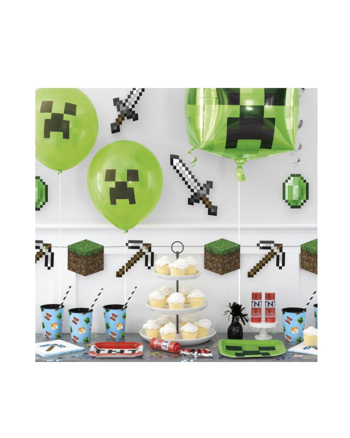 CREEPER SQUARE PAPER PLATE