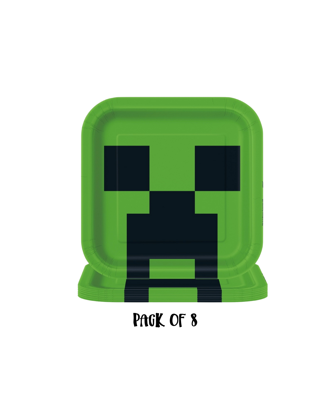 CREEPER SQUARE PAPER PLATE