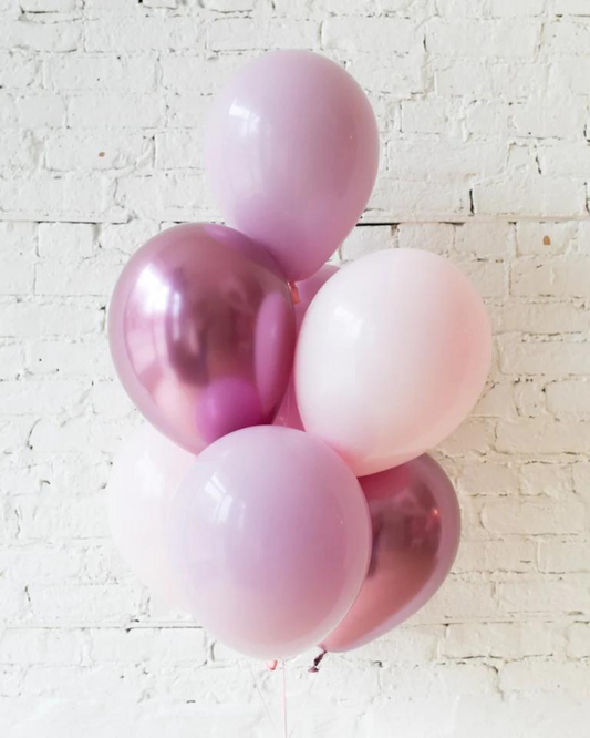 HELIUM MAUVE BALLOON BUNDLE