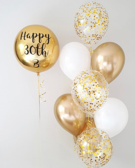 Personalized Orb Balloon Set